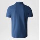 THE NORTH FACE MAGLIA POLO PREMIUM PIQUET DA UOMO SHADY BLUE