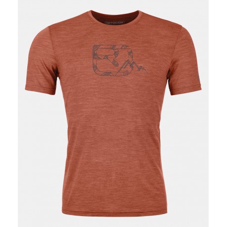 OROTVOX 120 COOL TEC MTN LOGO TS  clay orange blend