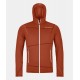 ORTOVOX FLEECE LIGHT HOODY CLAY ORANGE