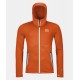 ORTOVOX FLEECE HOODY M HOT ORANGE