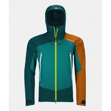 ORTOVOX WESTALPEN SOFTSHELL JACKET PACIFIC GREEN
