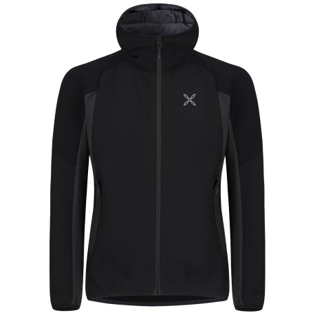MONTURA PREMIUM WIND HOODY JACKET BLACK/ANTRACITE