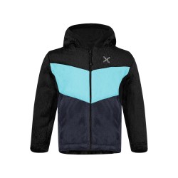 MONTURA POLAR TRILOGY JACKET BABY BLACK/TURQUOISE