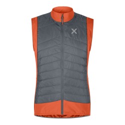 MONTURA TRACE HYBRID VEST ORANGE/MID GREY