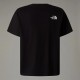 THE NORTH FACE T-shirt oversize Varsity con grafica da ragazzi TNF BLACK