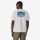 PATAGONIA Men's P-6 Logo Responsibili-Tee WHITE