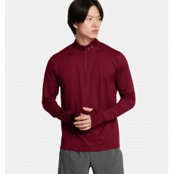 UNDER ARMOUR Maglia UA Qualifier Run ½ Zip da uomo Cardinal / Reflective