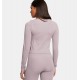 UNDER ARMOUR Maglia a maniche lunghe UA Train Seamless da donna Tetra Gray / White