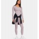 UNDER ARMOUR Maglia a maniche lunghe UA Train Seamless da donna Tetra Gray / White