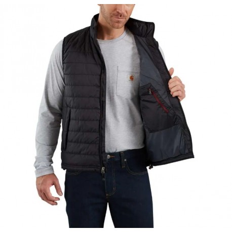 Carhartt RAIN DEFENDER™ RELAXED FIT LIGHTWEIGHT INSULATED VEST black (GILLIAM)
