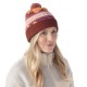 SMARTWOOL Berretto POM con stampa Knit Winter APRICOT