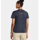 UNDER ARMOUR Maglia a maniche corte UA Launch Trail da donna Downpour Gray / Reflective