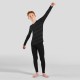 ODLO Completo base layer Active Warm per bambini black-grey melange