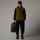 THE NORTH FACE Giacca in pile Yumiori con cerniera integrale da uomo Forest Olive-TNF Black-TNF Orange
