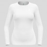 ODLO Top base layer a manica lunga Active Warm da donna WHITE
