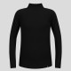 ODLO Top intimo a collo alto con mezza zip Active Warm a manica lunga per bambini BLACK