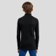 ODLO Top intimo a collo alto con mezza zip Active Warm a manica lunga per bambini BLACK