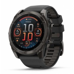 GARMIN fēnix® 8 - 51 mm, AMOLED Sapphire, Titanio, Carbon Gray DLC & Black