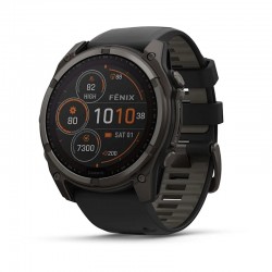 GARMIN fēnix® 8 - 51 mm, Solar, Sapphire Sapphire, Titanio, Carbon Gray DLC & Black