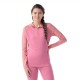 SMARTWOOL Strato base con cerniera 1/4 Classic Thermal Merino da donna GARDEN PINK DIGI SNOW