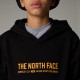 THE NORTH FACE Felpa con cappuccio Varsity con grafica dalla vestibilità ampia per ragazzi TNF BLACK