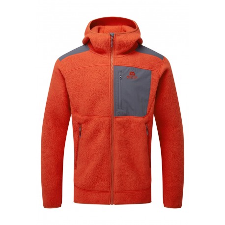 MOUNTAIN EQUIPMENT HIGHPILE HOODED MENS JACKET REDROCK/OMBRE