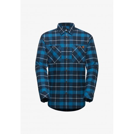 MAMMUT Alvra Longsleeve Shirt Men MARINE-DEEP ICE