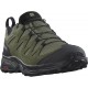 SALOMON X WARD LEATHER GORE-TEX DA UOMO DEEP LICHEN GREEN/BLACK/OLIVE NIGHT