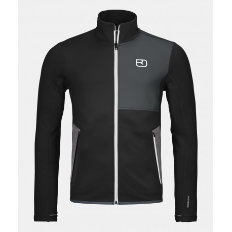 ORTOVOX FLEECE JACKET BLACK RAVEN