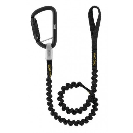 PETZL TOOLEASH Fettuccia estensibile contro la caduta di un utensile fino a 5 kg