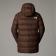 THE NORTH FACE PARKA IN PIUMINO HYALITE CON CAPPUCCIO DA DONNA SMOKEY BROWN