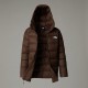 THE NORTH FACE PARKA IN PIUMINO HYALITE CON CAPPUCCIO DA DONNA SMOKEY BROWN