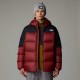 THE NORTH FACE Giacca in piumino Diablo 2.0 con cappuccio da uomo High Risk Red Black Heather-TNF Black
