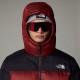 THE NORTH FACE Giacca in piumino Diablo 2.0 con cappuccio da uomo High Risk Red Black Heather-TNF Black