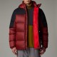 THE NORTH FACE Giacca in piumino Diablo 2.0 con cappuccio da uomo High Risk Red Black Heather-TNF Black