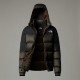 THE NORTH FACE Giacca in piumino Diablo 2.0 con cappuccio da donna Smokey Brown Black Heather-TNF Black
