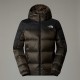 THE NORTH FACE Giacca in piumino Diablo 2.0 con cappuccio da donna Smokey Brown Black Heather-TNF Black