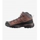 SALOMON X ULTRA 360 LEATHER MID GORE-TEX Peppercorn / Cognac / Hot Coral