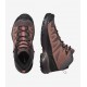SALOMON X ULTRA 360 LEATHER MID GORE-TEX Peppercorn / Cognac / Hot Coral