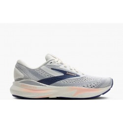 BROOKS Adrenaline GTS 24 WIDE Grey/Blue Ribbon/Peach DONNA