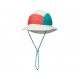 ASICS BUCKET HAT BIRCH/CORAL REEF/WAVE TEAL