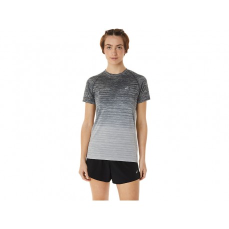 ASICS SEAMLESS SS TOP DONNA SLIM Carrier Grey/Glacier Grey