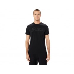 ASICS LOGO SS TEE Performance Black/Graphite Grey