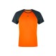 MONTURA OUTDOOR 3 T-SHIRT ARANCIO BRILLANTE/PIOMBO