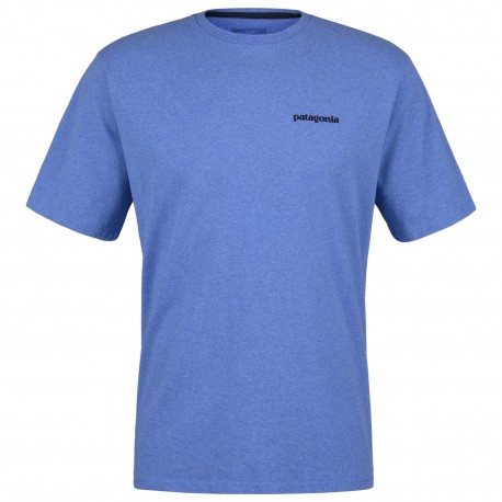 PATAGONIA Men's P-6 Logo Responsibili-Tee Abundant Blue