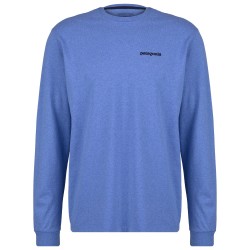 Patagonia Men's Long-Sleeved P-6 Logo Responsibili-Tee ABUNDANT BLUE