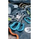 EDELRID PURE PRO SET RINVIO LEGGERO 18CM SLATE-ICEMINT