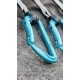 EDELRID PURE PRO SET RINVIO LEGGERO 18CM SLATE-ICEMINT