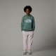 THE NORTH FACE Felpa con cappuccio Drew Peak da ragazzo DUCK GREEN
