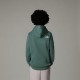 THE NORTH FACE Felpa con cappuccio Drew Peak da ragazzo DUCK GREEN